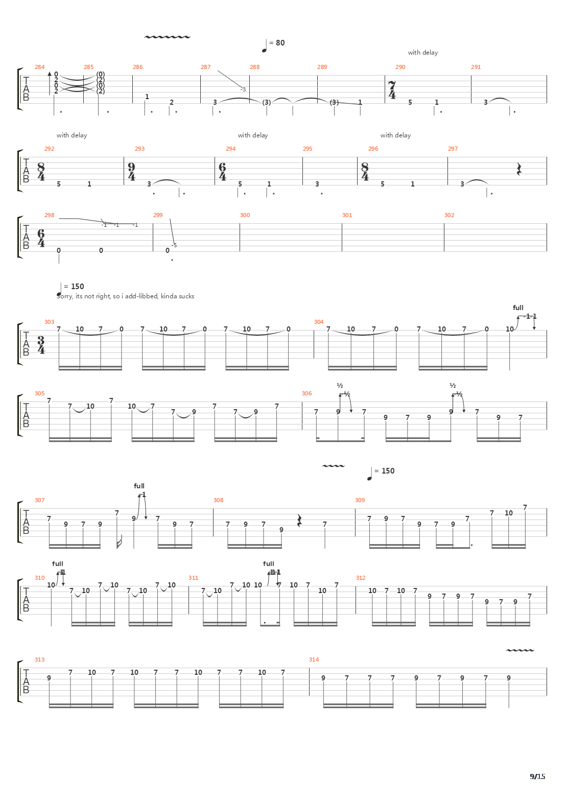 Tetragrammaton吉他谱