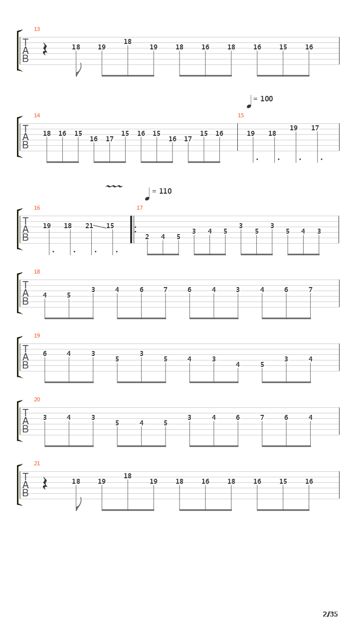 Tetragrammaton吉他谱