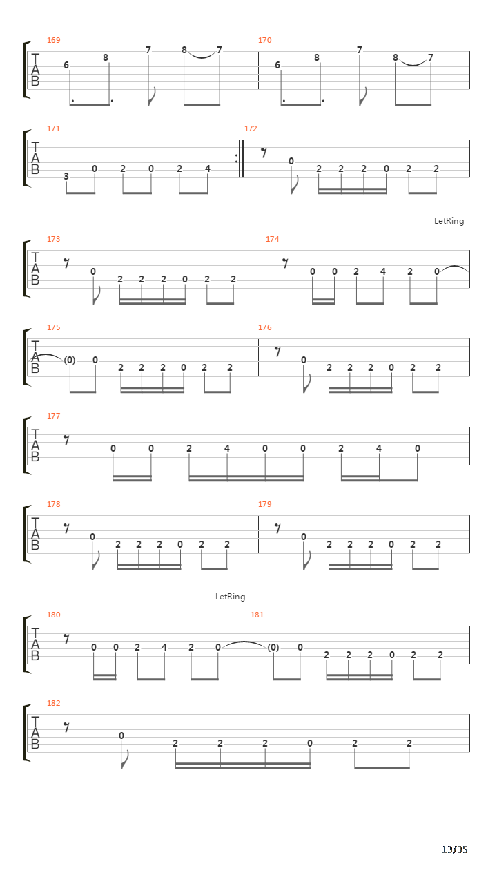 Tetragrammaton吉他谱