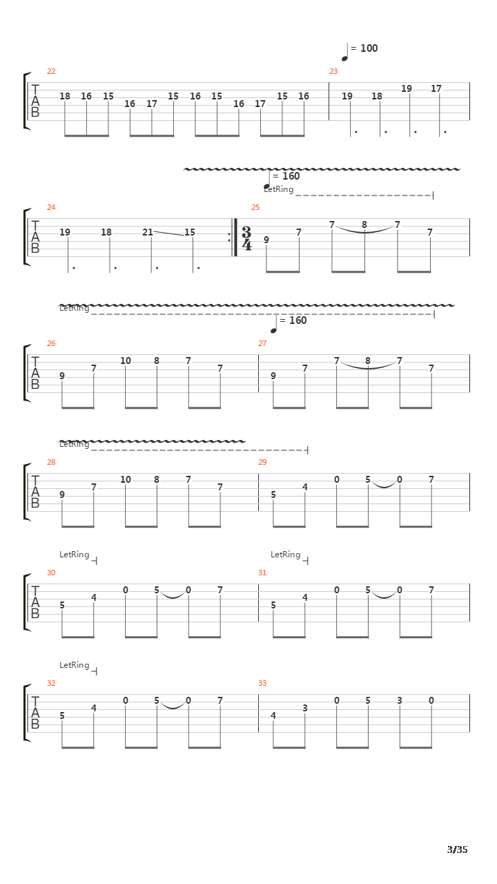 Tetragrammaton吉他谱