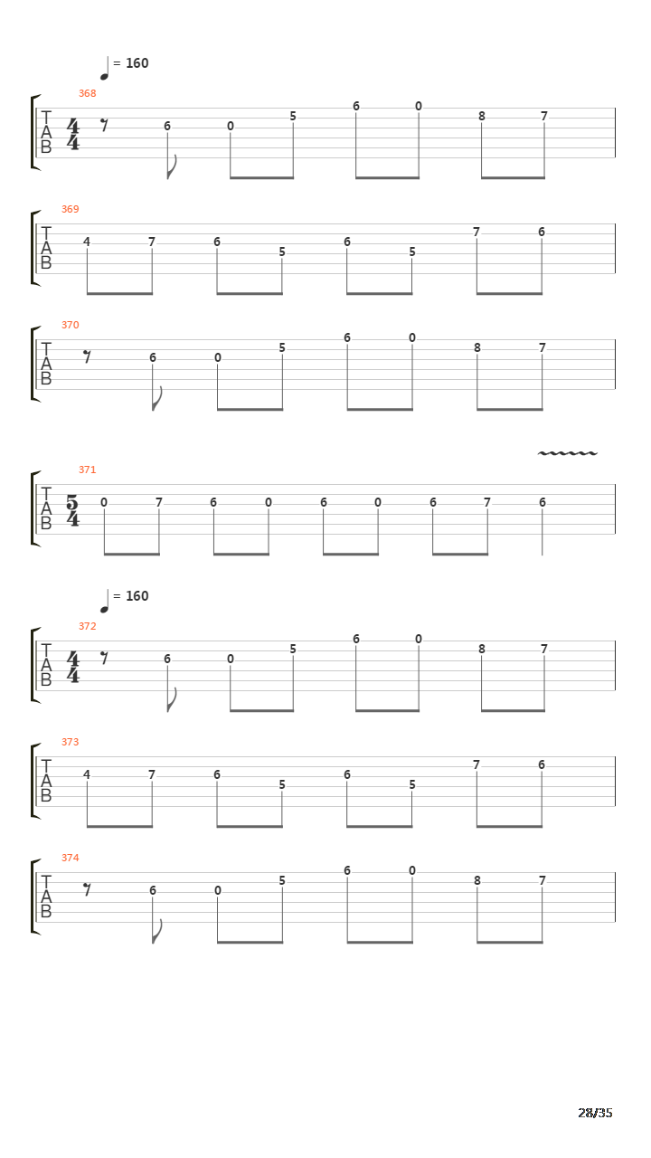 Tetragrammaton吉他谱