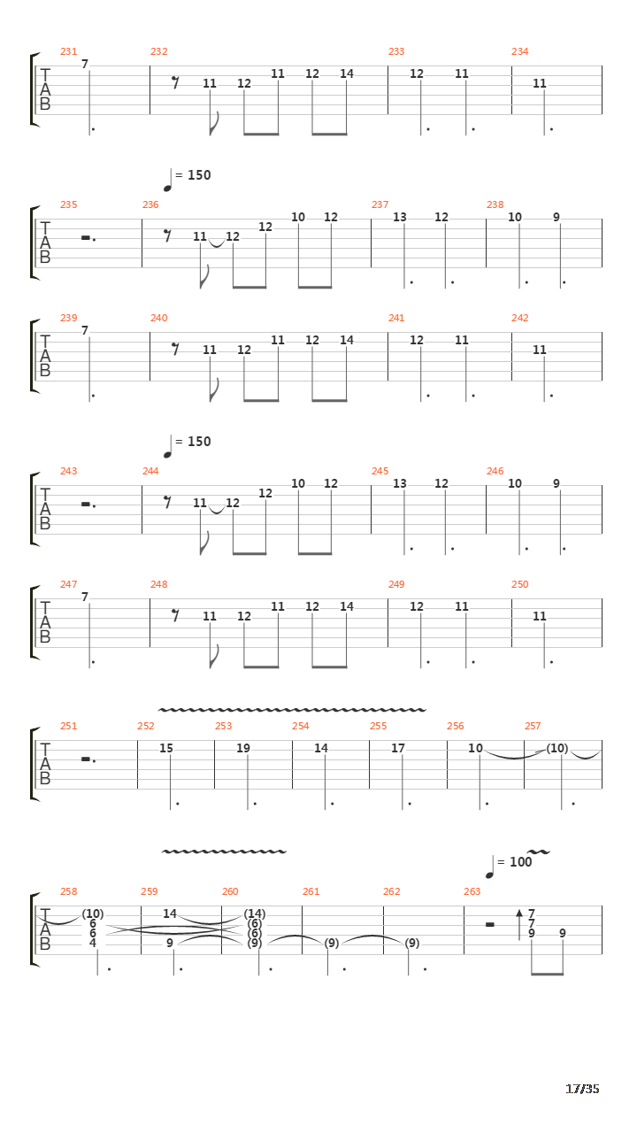 Tetragrammaton吉他谱