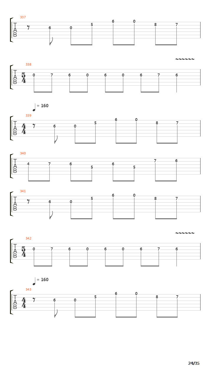 Tetragrammaton吉他谱