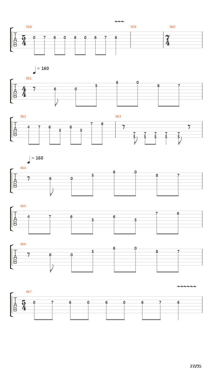 Tetragrammaton吉他谱