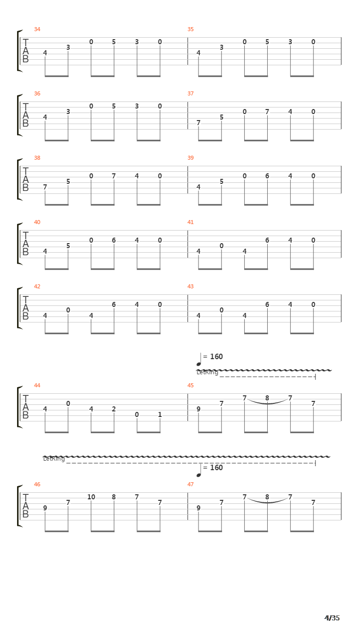 Tetragrammaton吉他谱