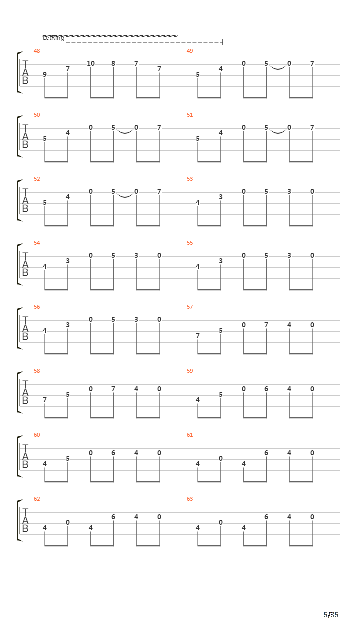 Tetragrammaton吉他谱