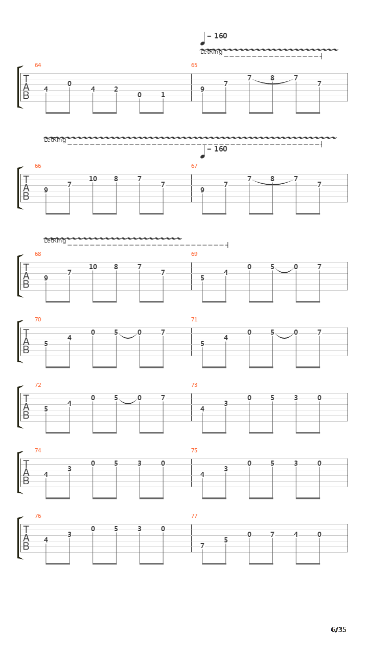 Tetragrammaton吉他谱