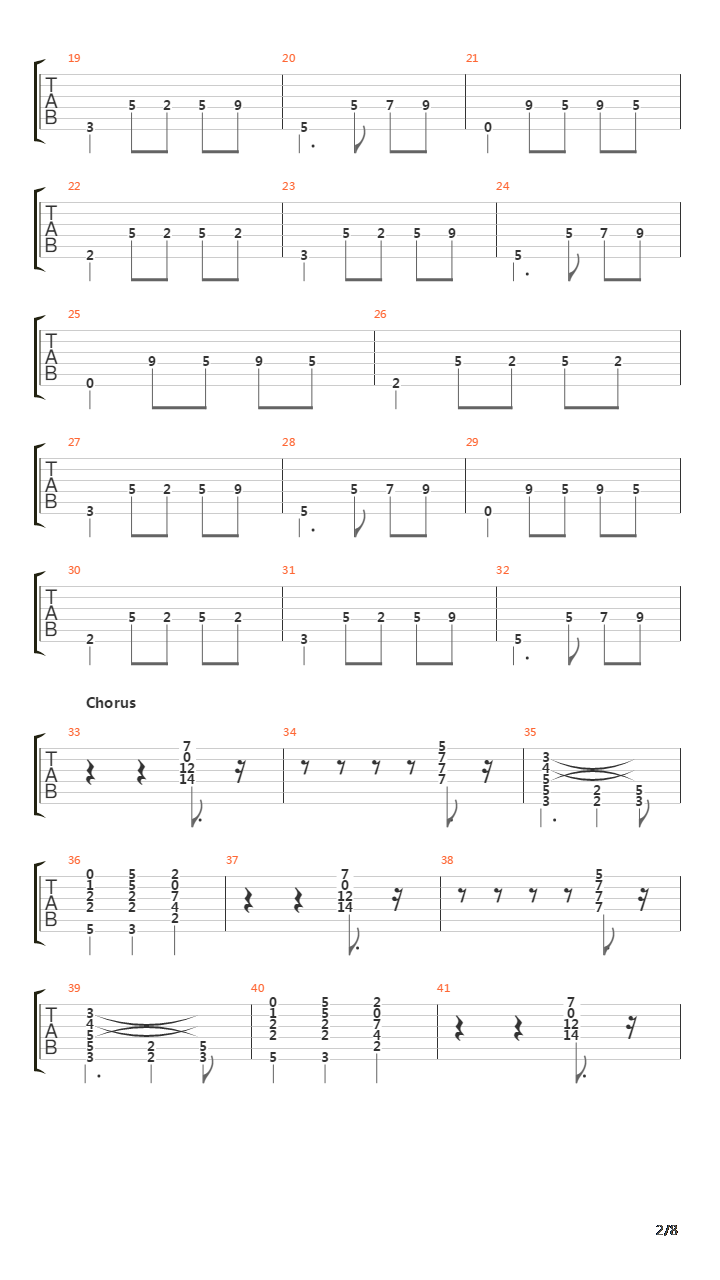 Vermicide吉他谱