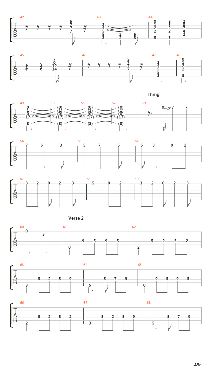 Vermicide吉他谱