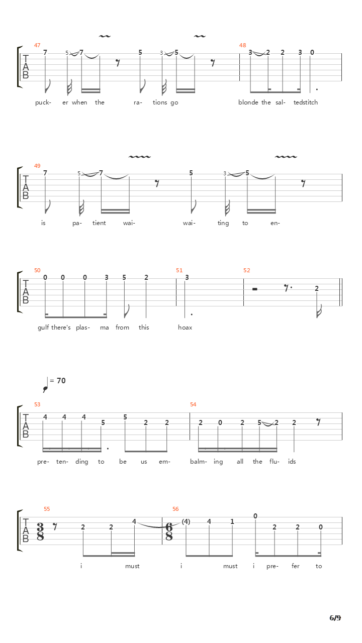 Vermicide吉他谱