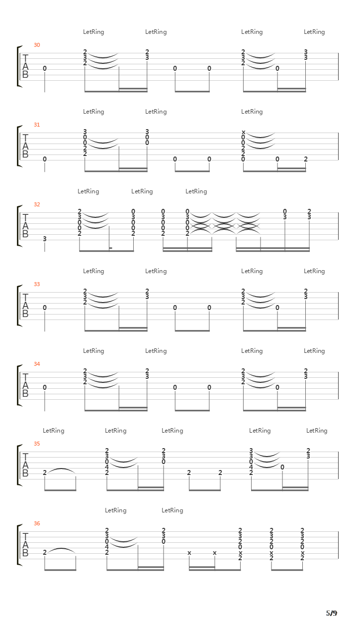 Alibis吉他谱