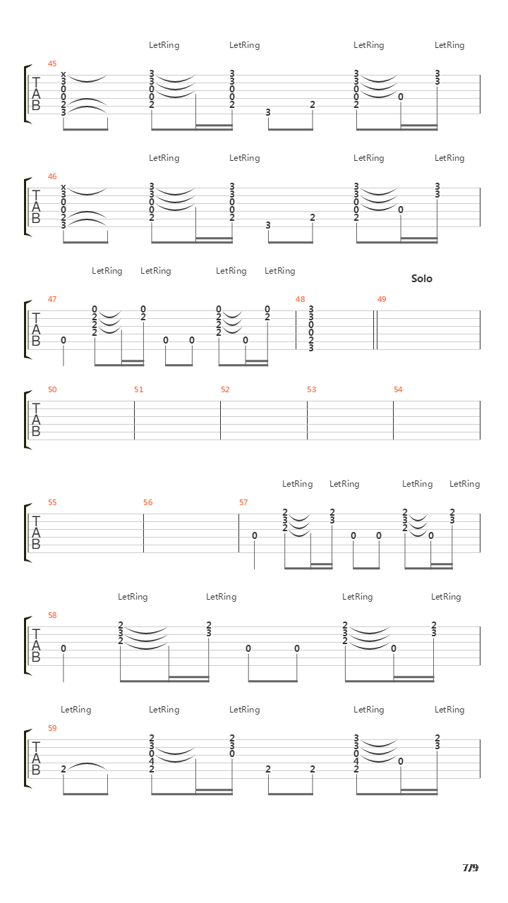 Alibis吉他谱