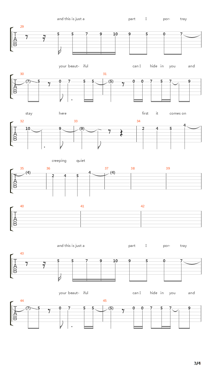 Masterpeice Theatre Part 2吉他谱