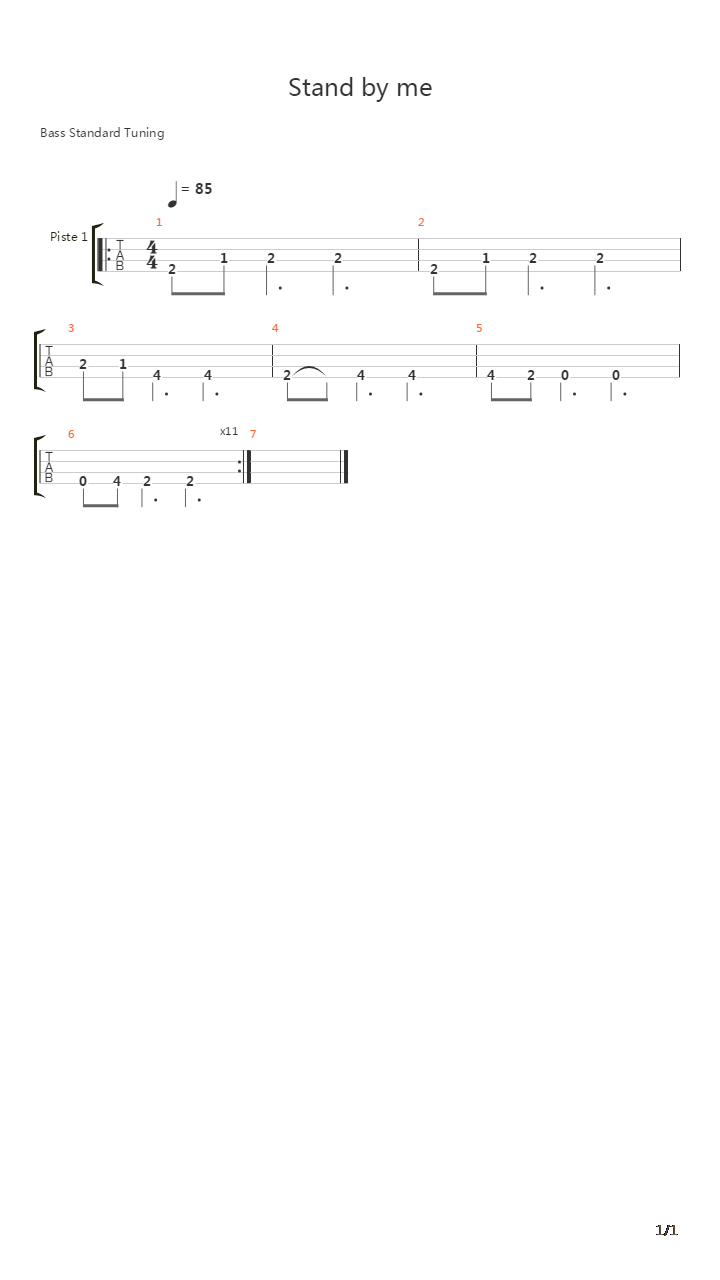 Stand By Me吉他谱
