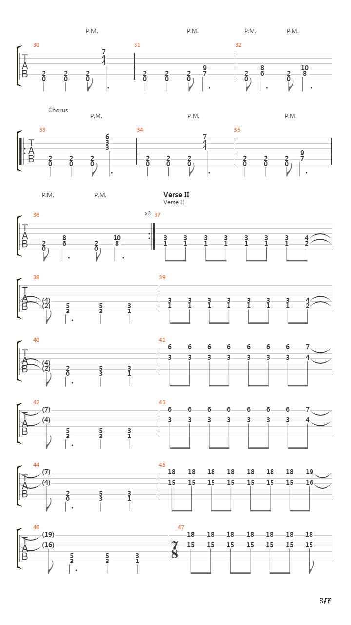 March Of The Fire Ants吉他谱