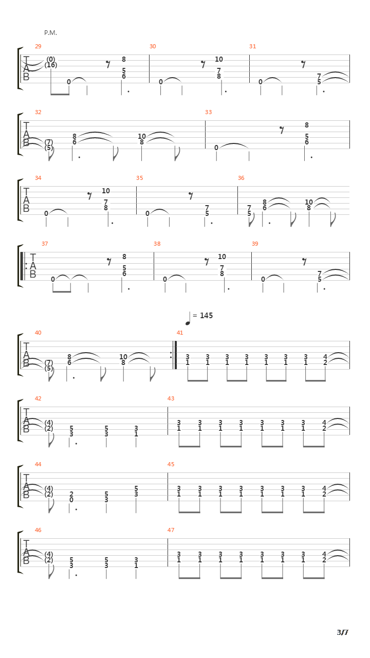 March Of The Fire Ants吉他谱