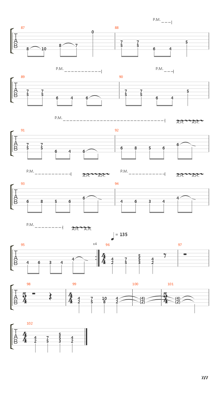 March Of The Fire Ants吉他谱