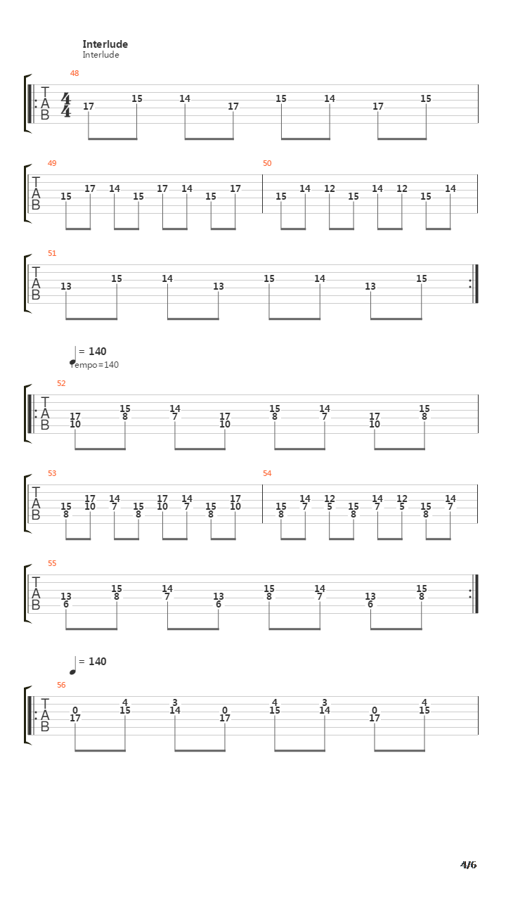 March Of The Fire Ants吉他谱