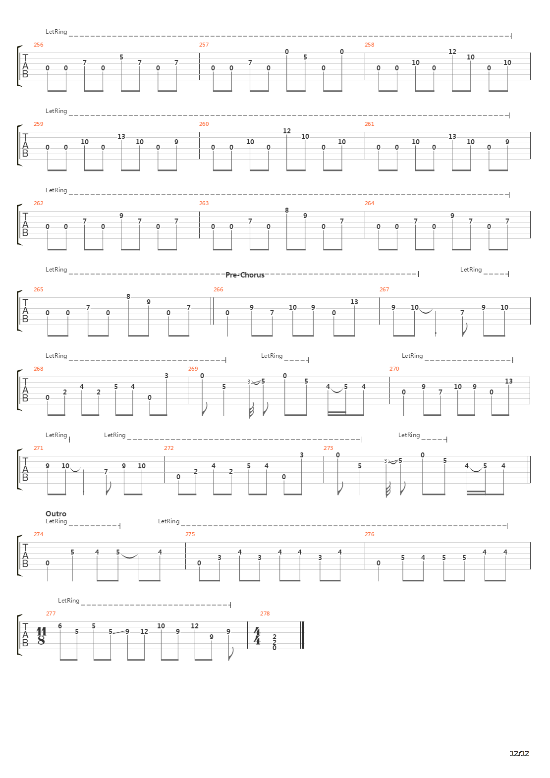 The Czar吉他谱