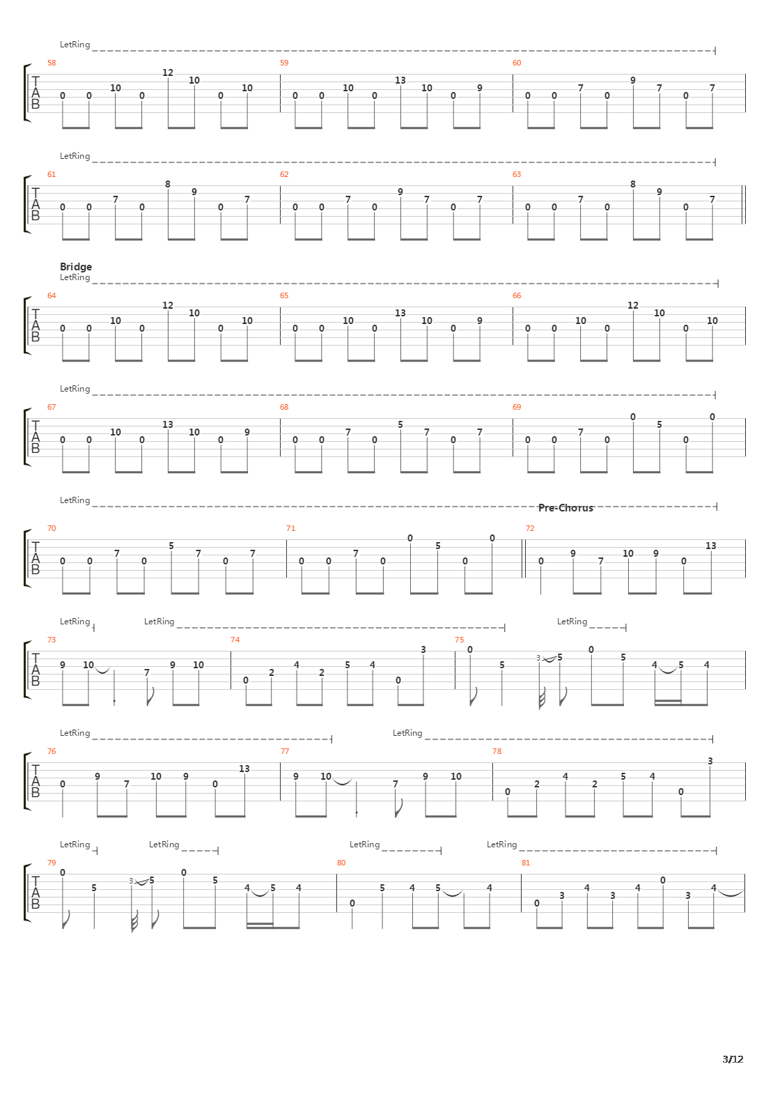 The Czar吉他谱