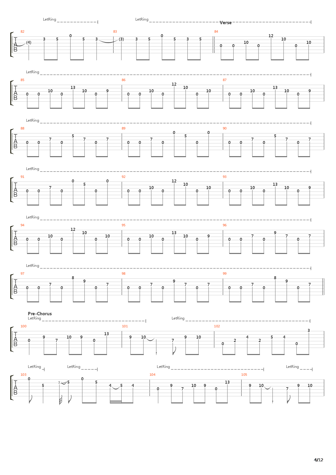 The Czar吉他谱