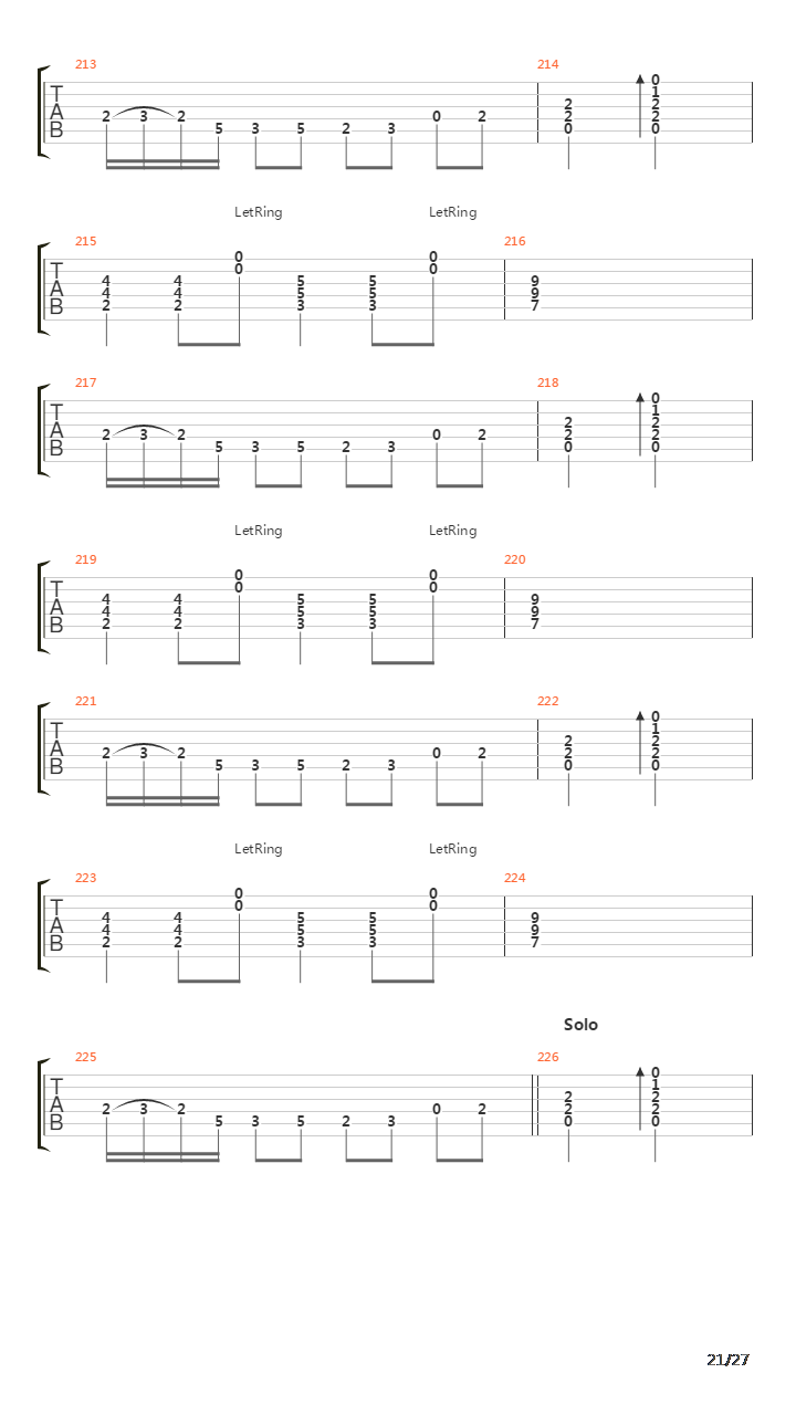 The Czar吉他谱