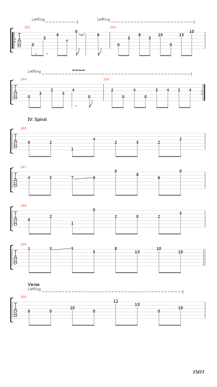 The Czar吉他谱