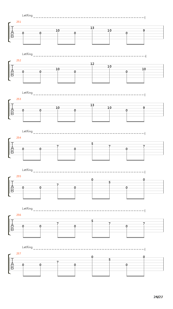 The Czar吉他谱