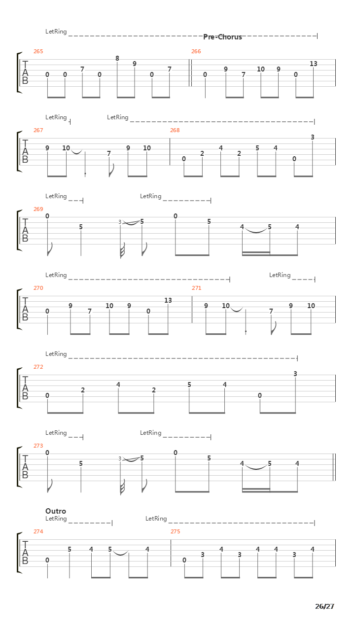 The Czar吉他谱