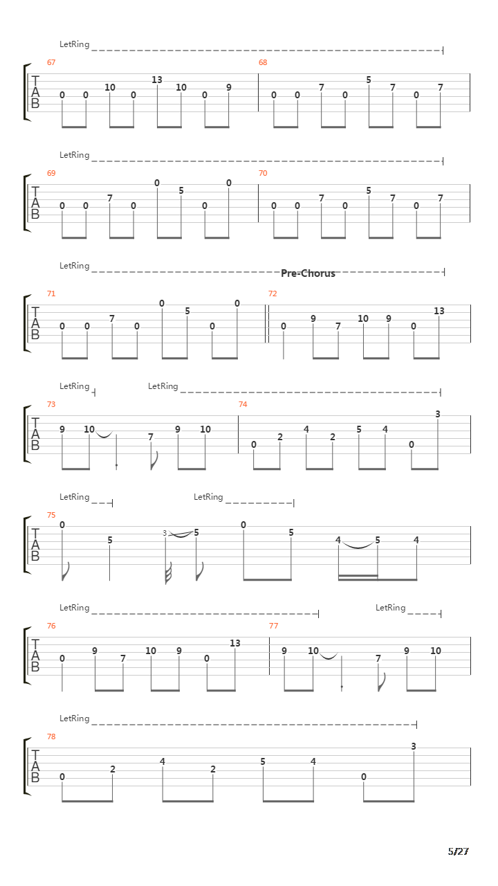 The Czar吉他谱