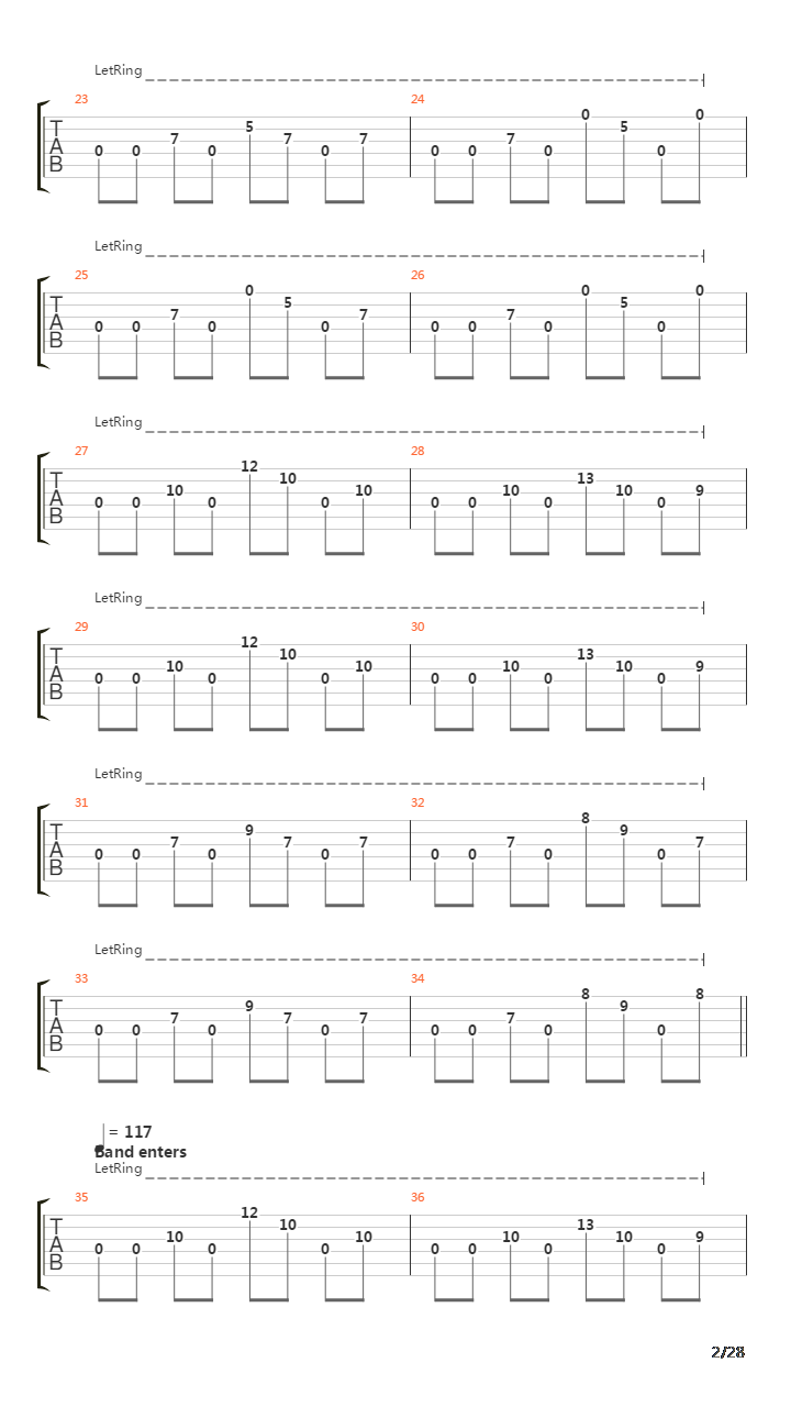 The Czar吉他谱