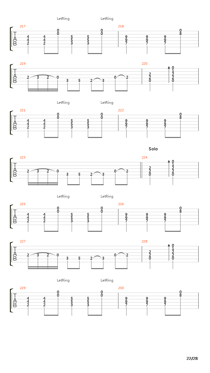 The Czar吉他谱