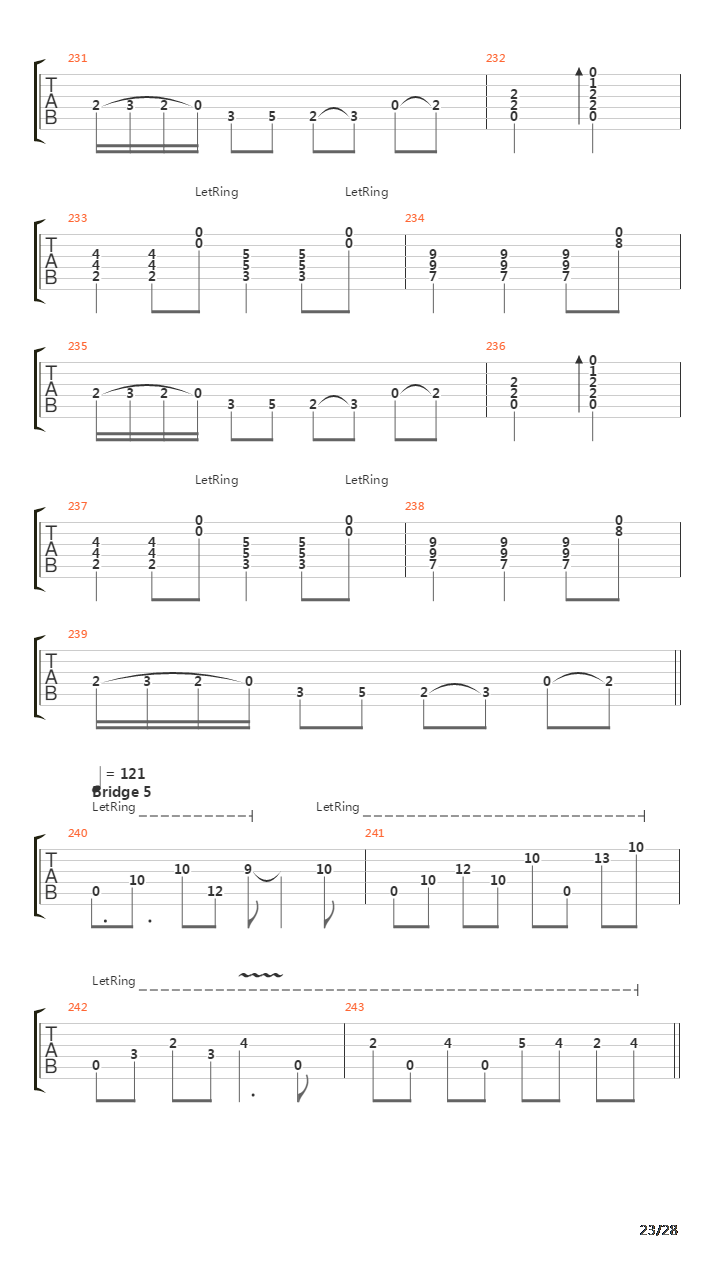 The Czar吉他谱