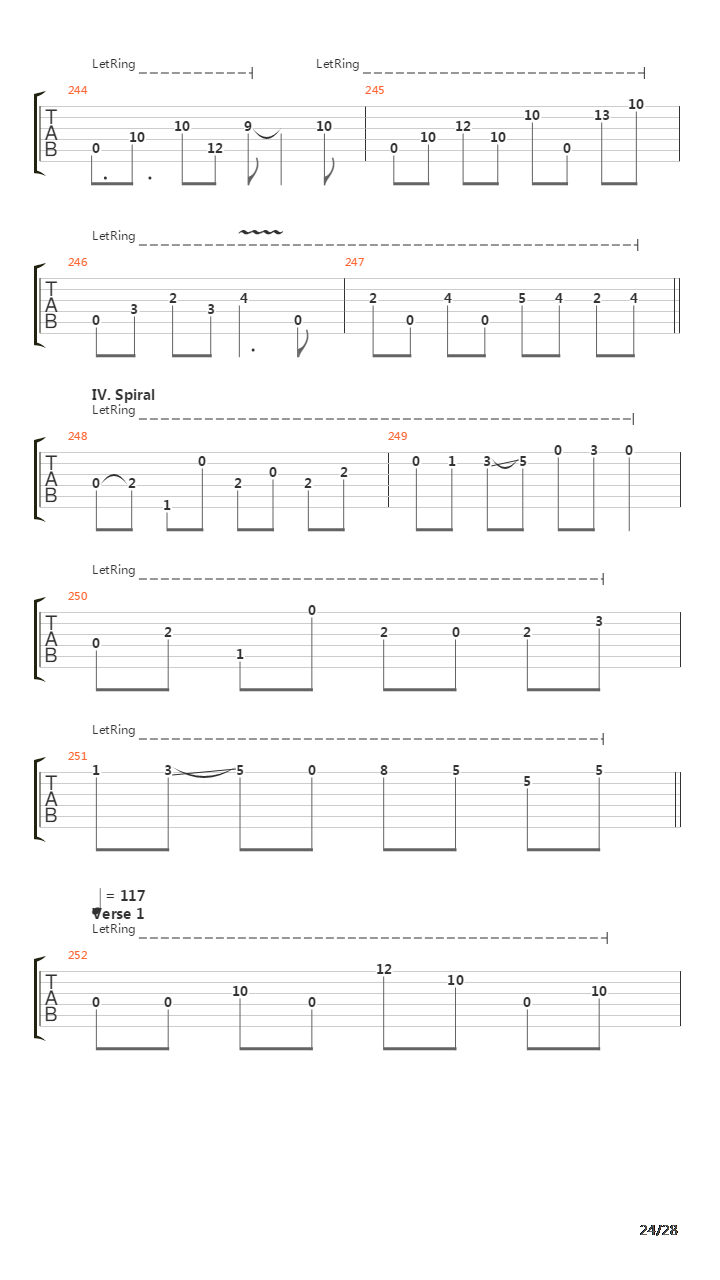 The Czar吉他谱