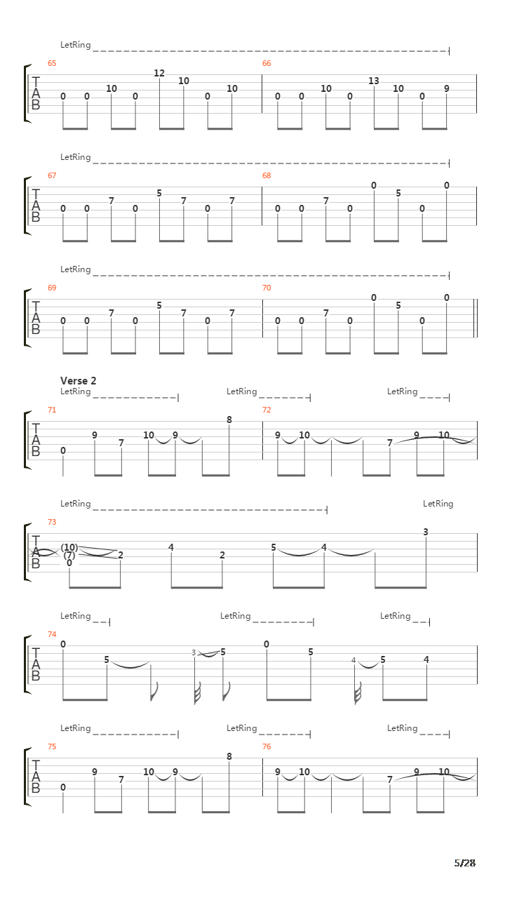 The Czar吉他谱