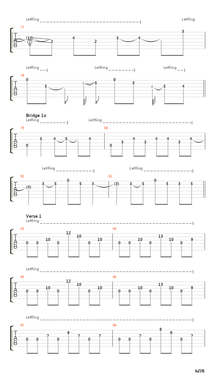 The Czar吉他谱