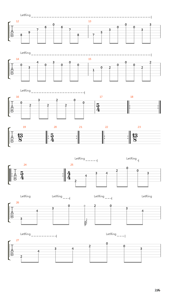 Trilobyte吉他谱