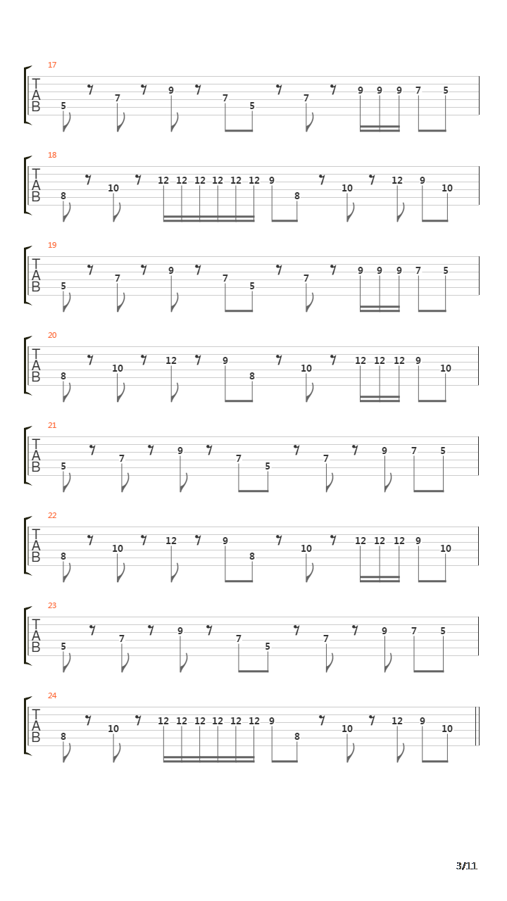 Accolades吉他谱