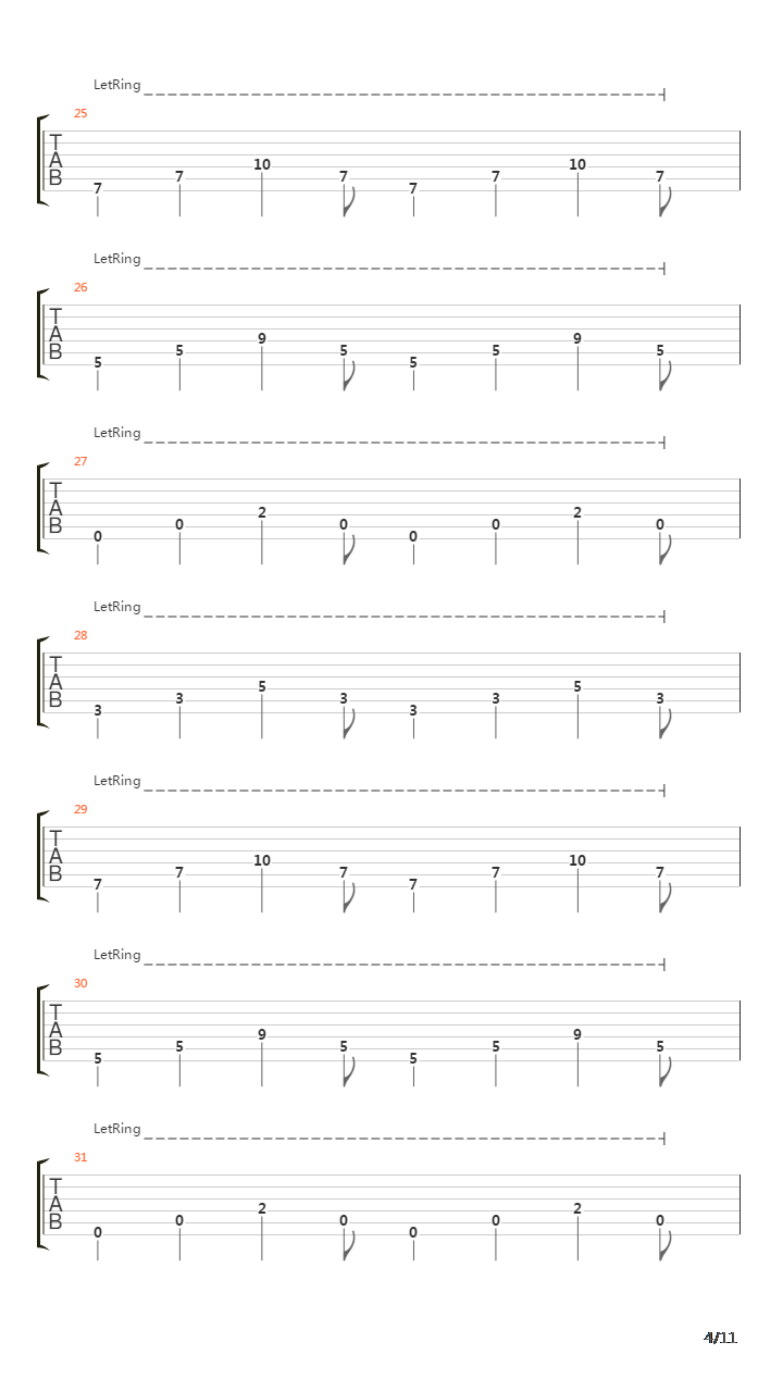 Accolades吉他谱