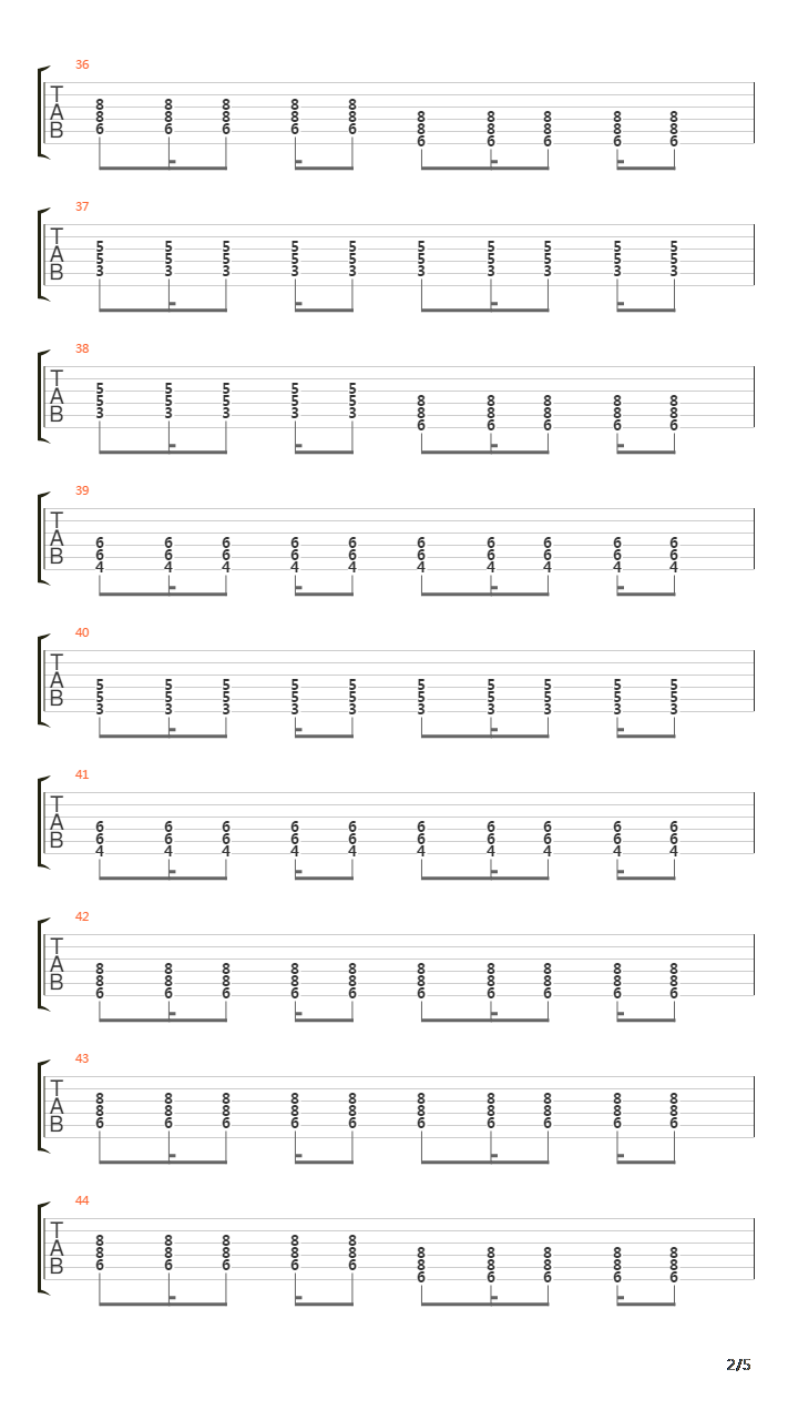 End Of The Road吉他谱