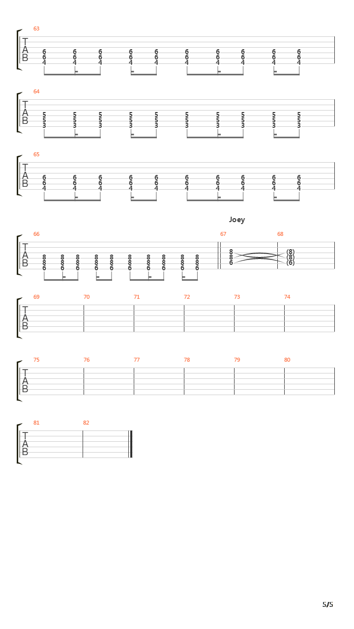 End Of The Road吉他谱