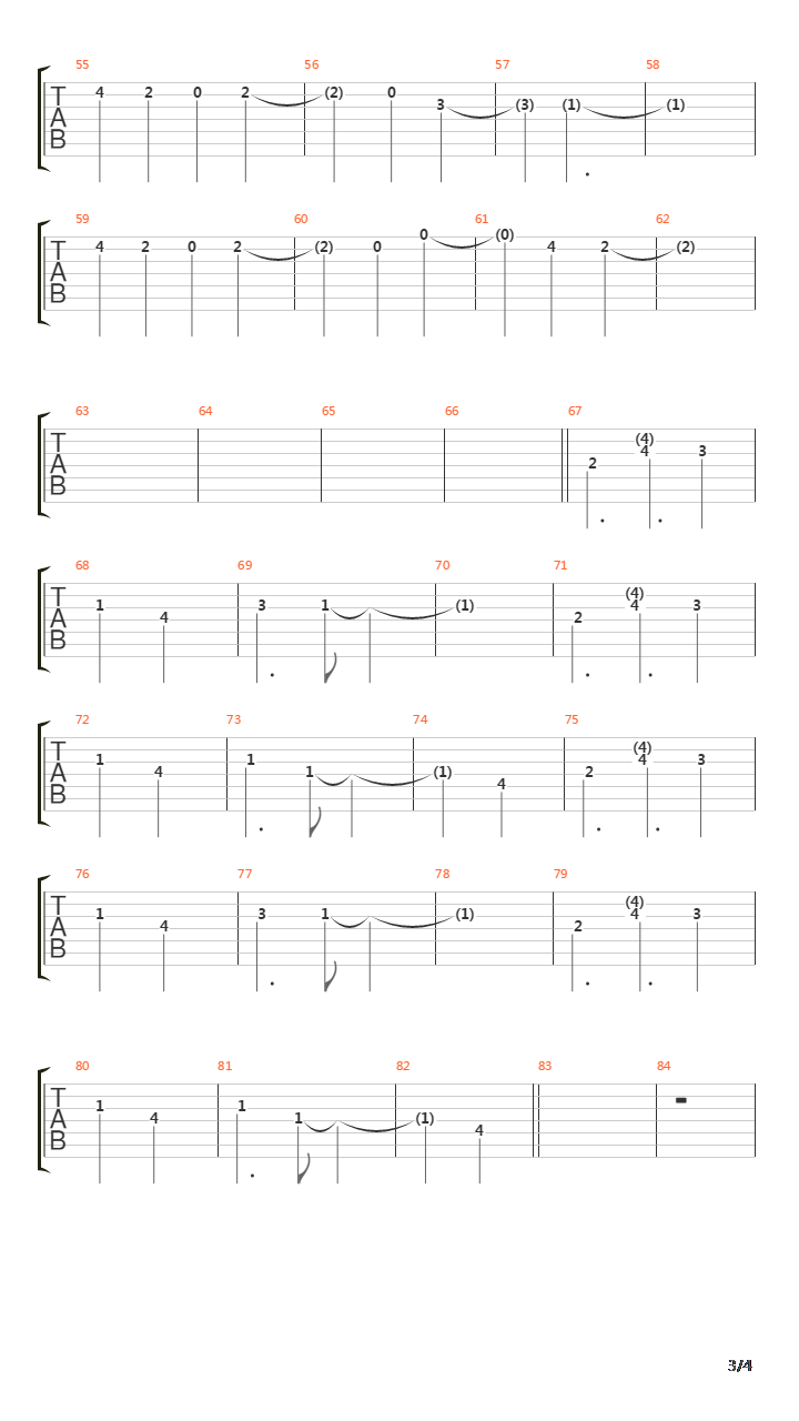 The Burden Interlude吉他谱