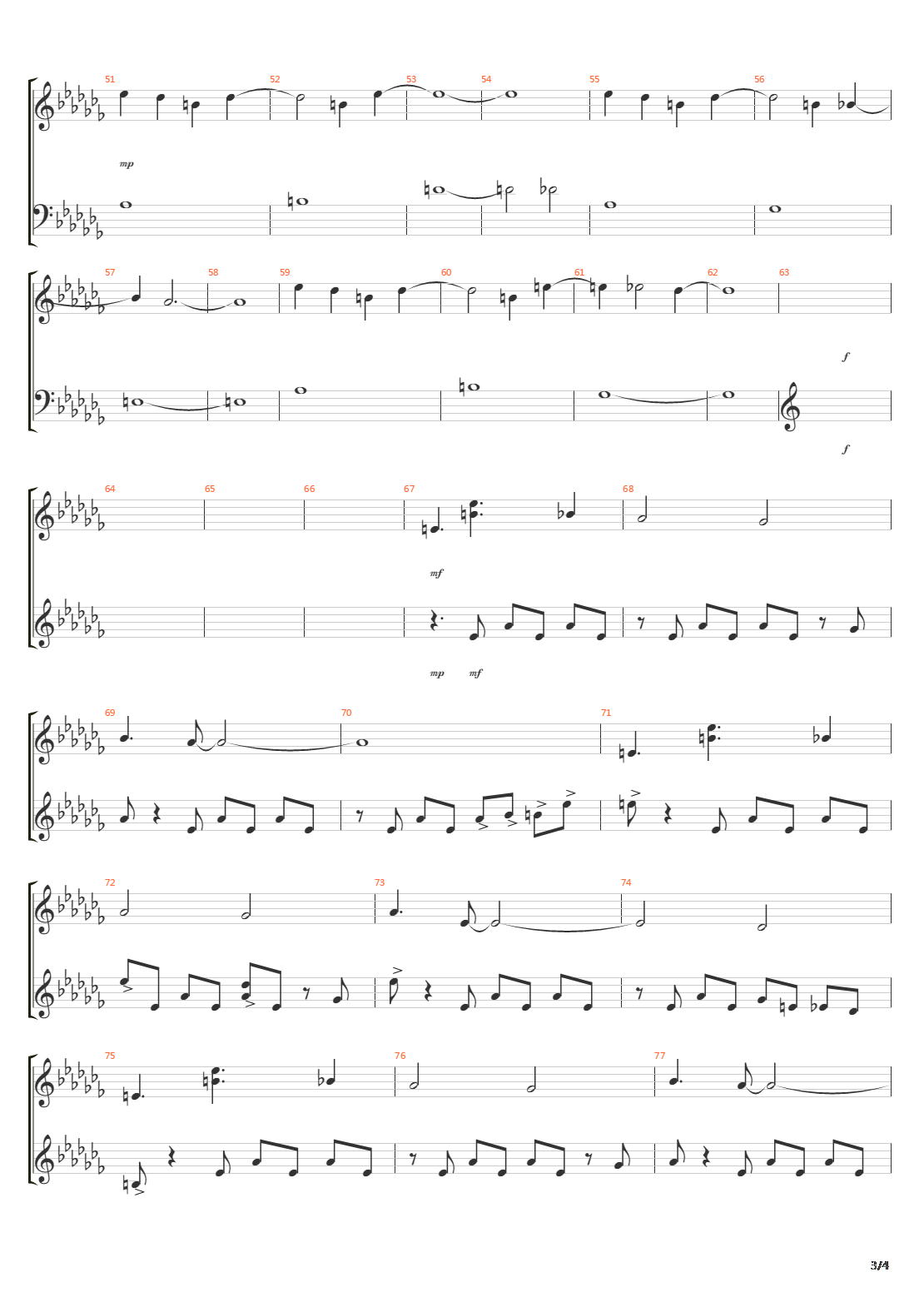 The Burden Interlude吉他谱