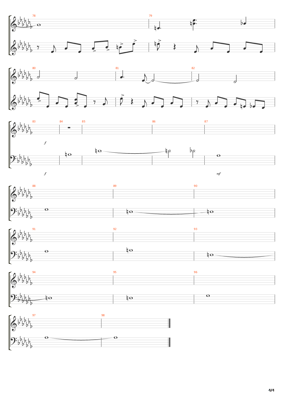 The Burden Interlude吉他谱