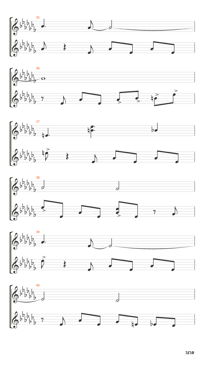 The Burden Interlude吉他谱