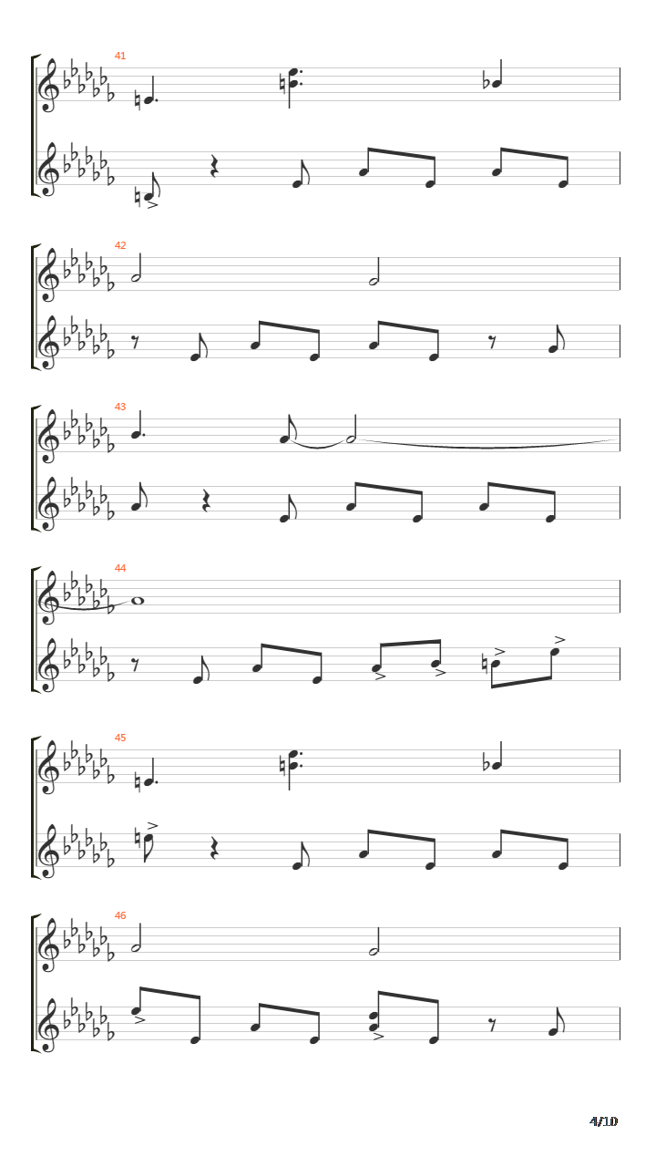 The Burden Interlude吉他谱