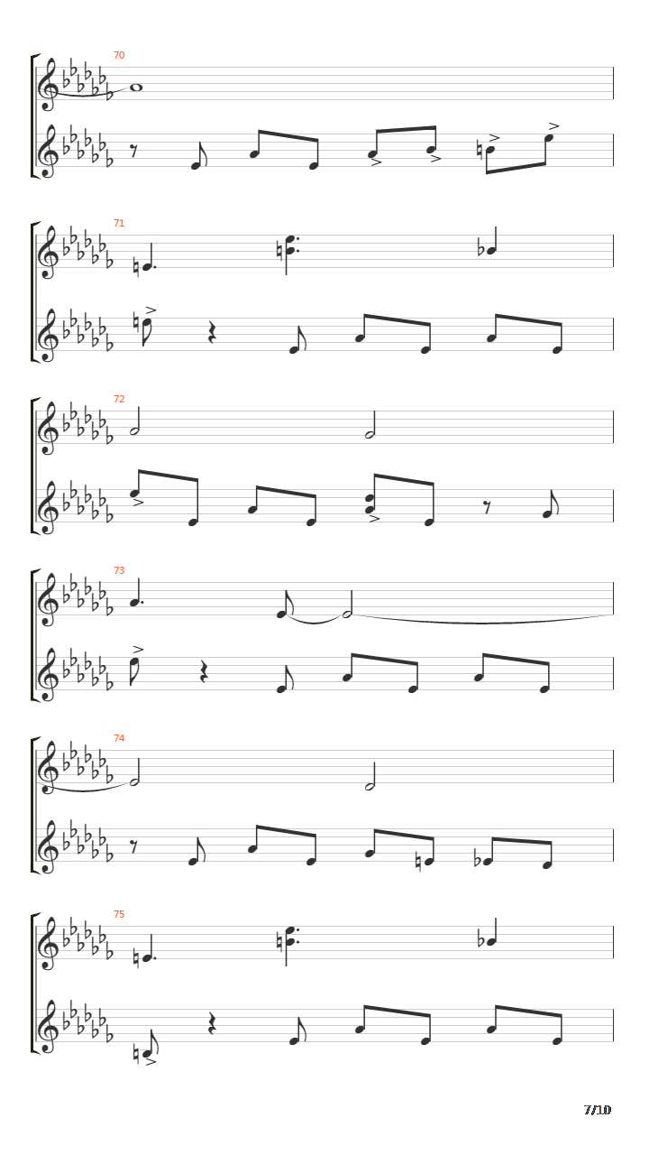 The Burden Interlude吉他谱
