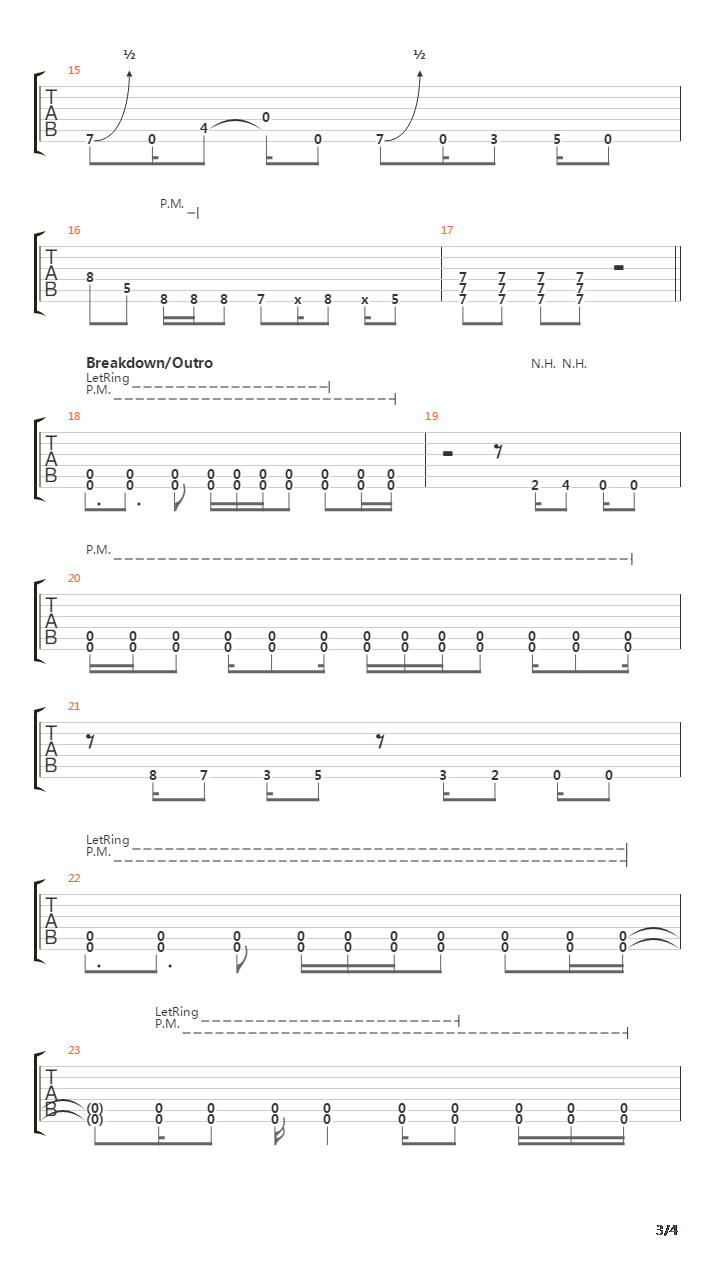 Without Walls吉他谱