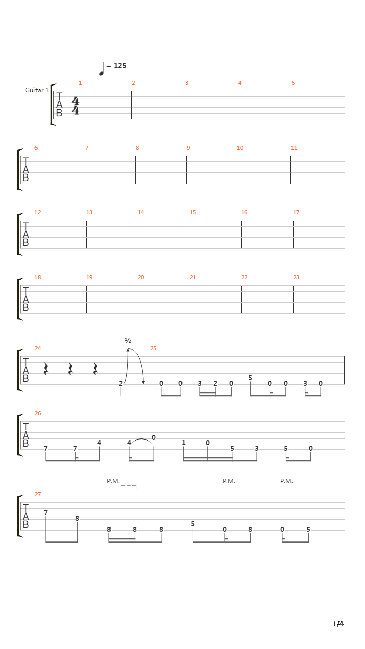 Without Walls吉他谱
