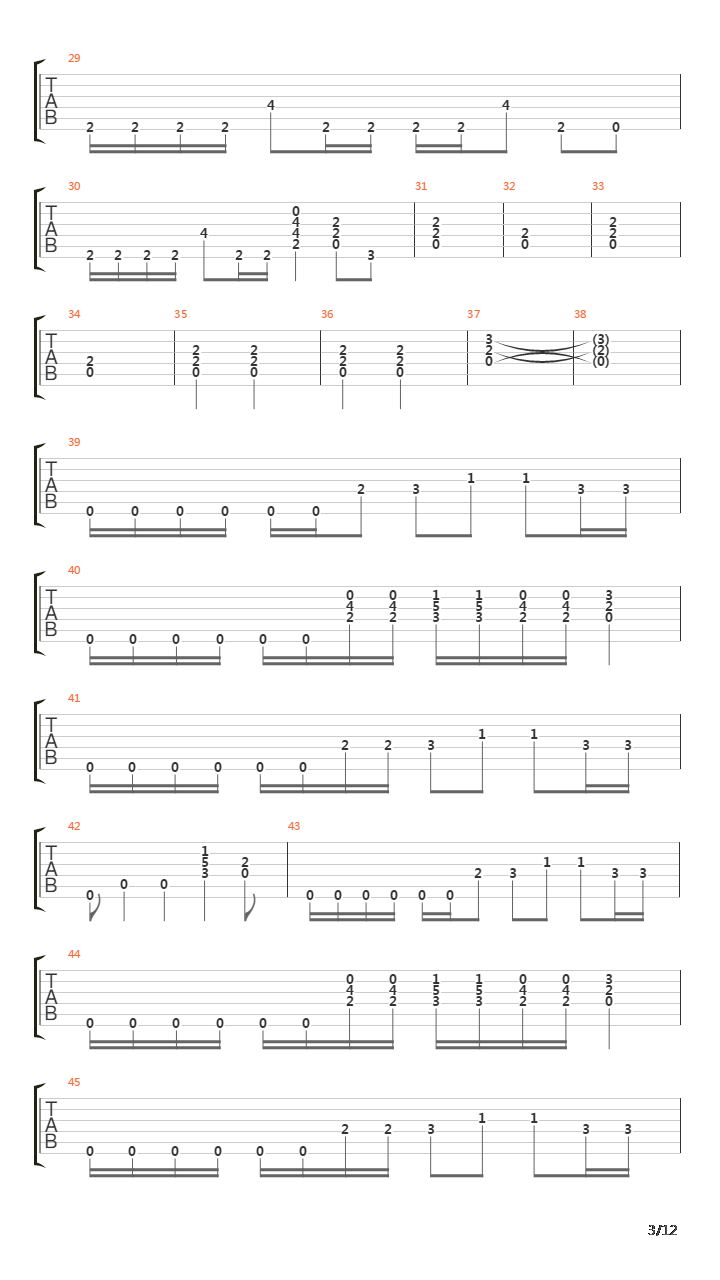 Egypt吉他谱